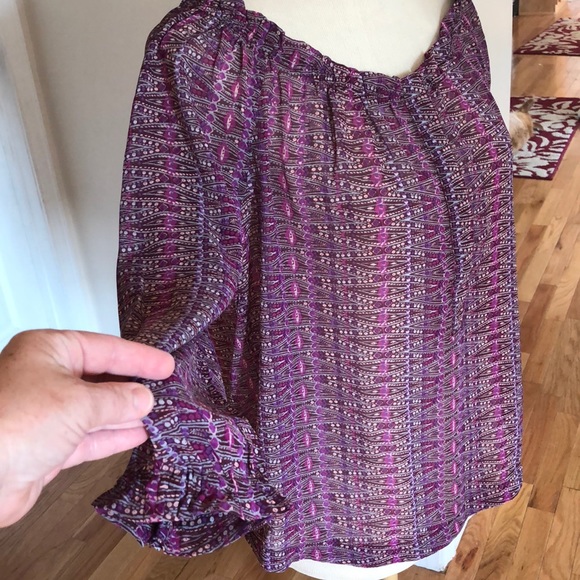 American Eagle Boho sheer medium retro print - Picture 4 of 7